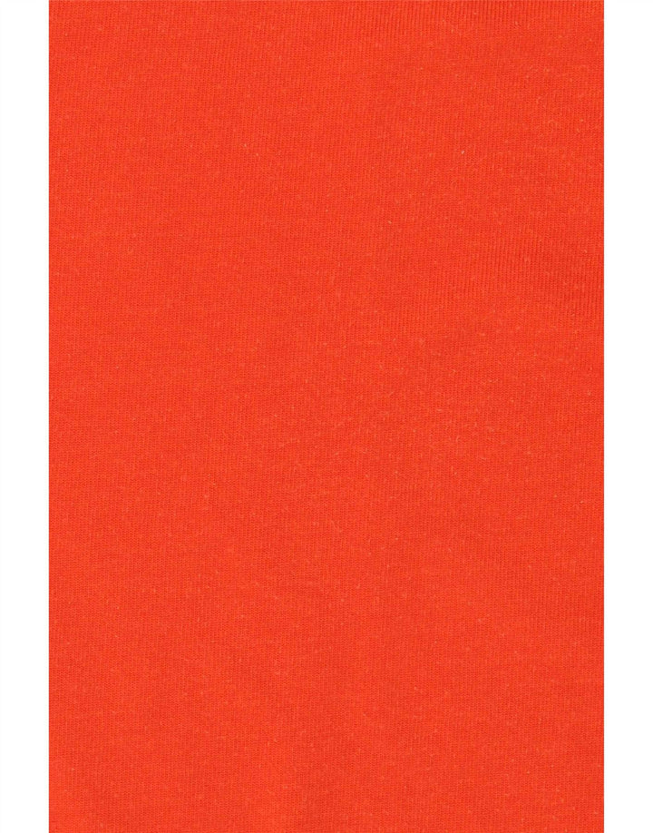 Reebok T-Shirt Homme Haut Large Orange Coton