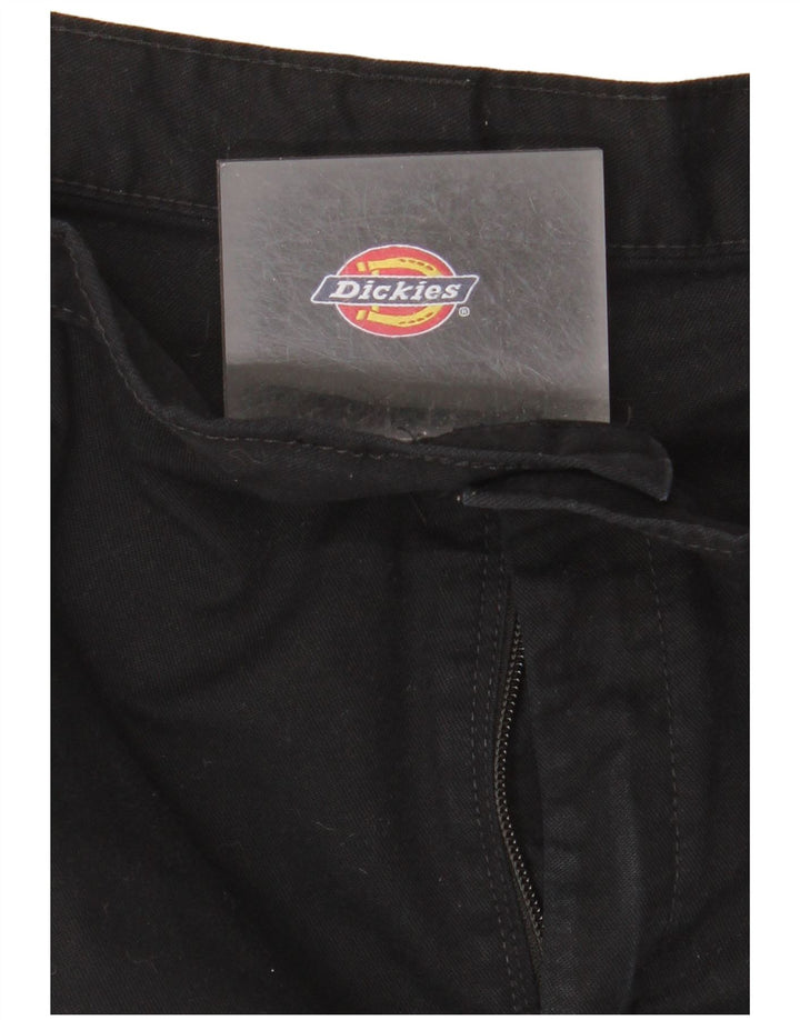 Dickies Mens Straight Cargo Trousers W40 L28 Black