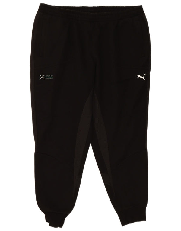 Puma Mens Tracksuit Trousers Joggers 2XL  Black Cotton