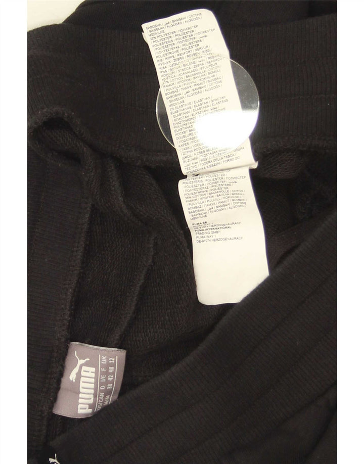 Puma Womens Sport Shorts UK 12 Medium Black Polyester