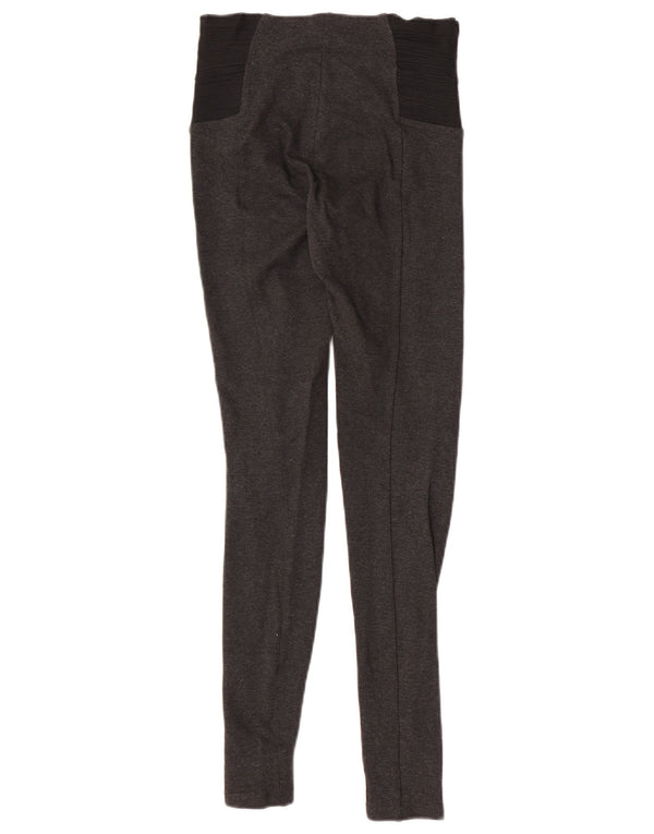 Zara Womens Leggings UK 6 XS  Grey Colourblock Viscose