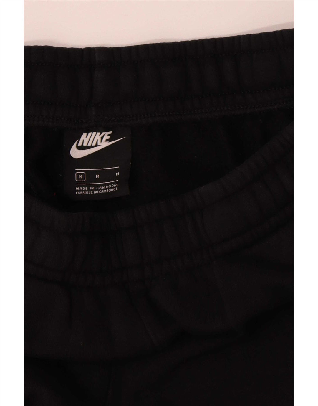 Nike Mens Treino Calças Joggers Médio Algodão Preto