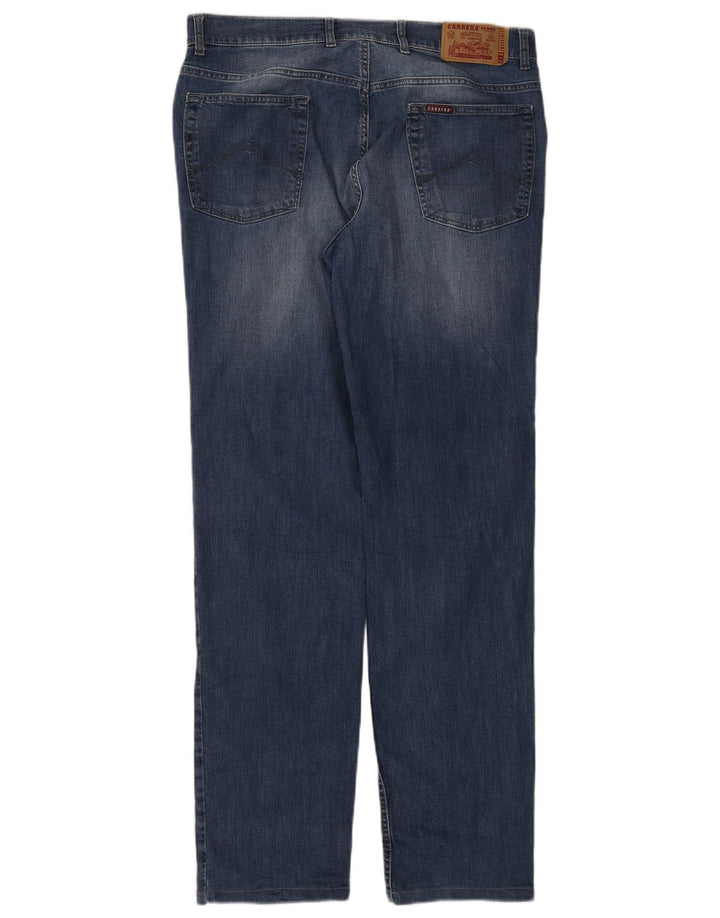 Carrera Mens Straight Jeans W38 L33 Blue Cotton