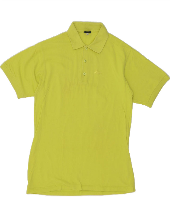 ASICS Mens Polo Shirt Medium Green Cotton Vintage Asics and Second-Hand Asics from Messina Hembry 
