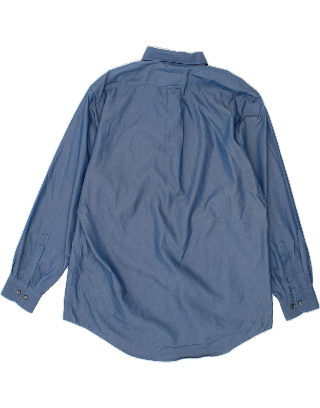 DOCKERS Mens Shirt Size 16 1/2 Large Blue Cotton Vintage Dockers and Second-Hand Dockers from Messina Hembry 