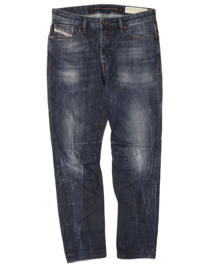 DIESEL Mens Slim Jeans W25 L23 Blue Cotton