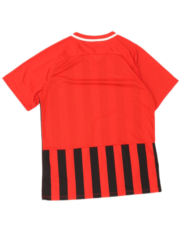 Camiseta Nike Dri Fit para hombre Top grande de poliéster a rayas rojas