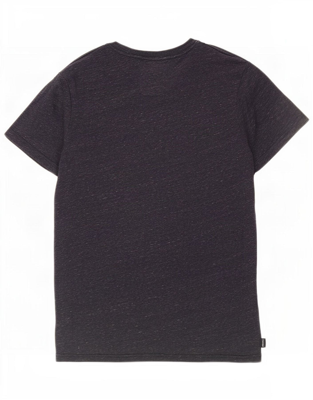 Superdry Mens Regular Graphic T-Shirt Top Medium Navy Blue Flecked Cotton