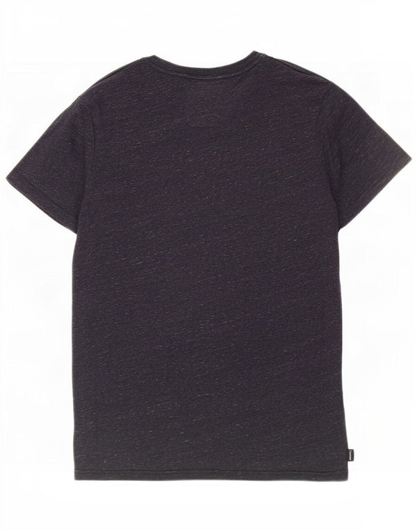 Superdry Camiseta con gráfico regular de algodón moteado en azul marino mediano para hombre