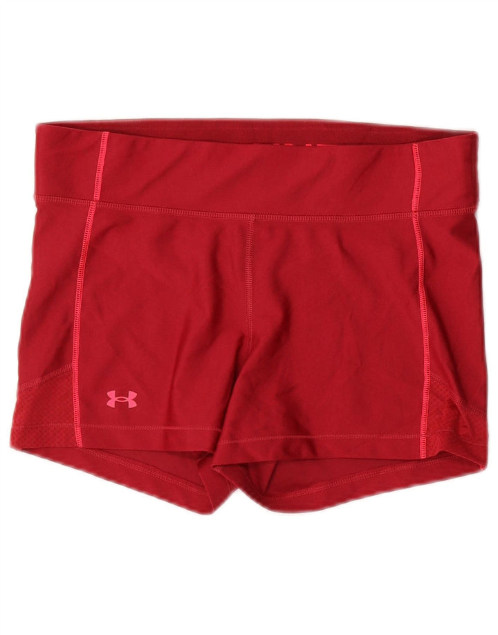 Under Armour Damen Sportshorts UK 14 Large Rot