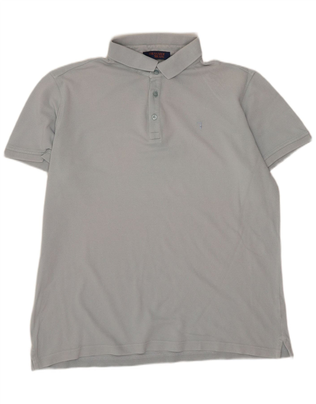 Trussardi Jeans Herre Polo Shirt Large Blue