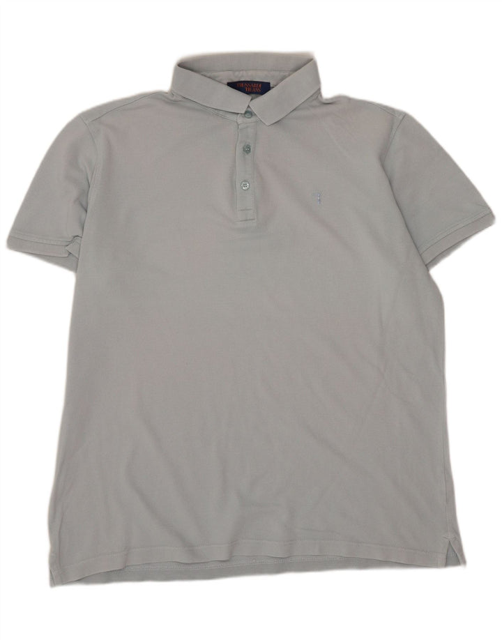 Trussardi Jeans Herre Polo Shirt Large Blue