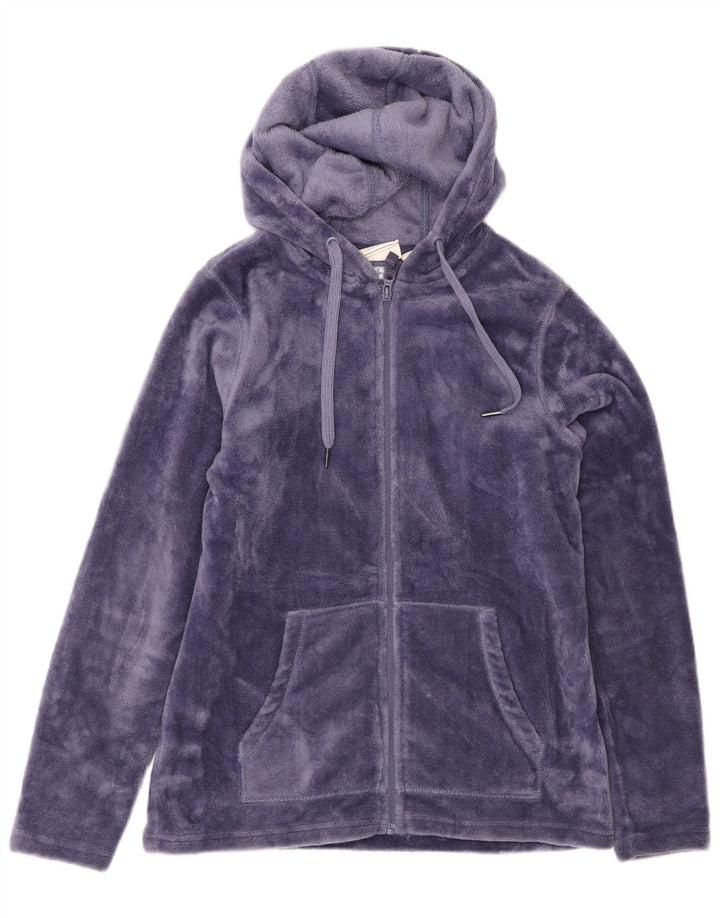 Giacca in pile con cappuccio da donna Mountain Warehouse UK 8 Small Viola Poliestere