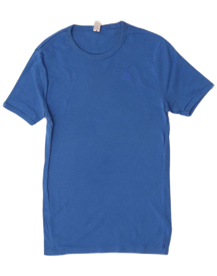 G-Star Herre T-Shirt Top Lille Blå Bomuld