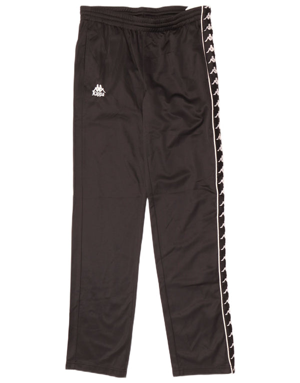 Kappa Pantalon de Survêtement Graphique Homme Noir Moyen Polyester