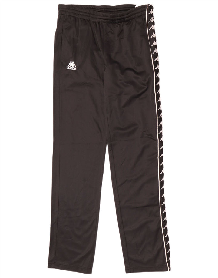 Kappa Pantalon de Survêtement Graphique Homme Noir Moyen Polyester