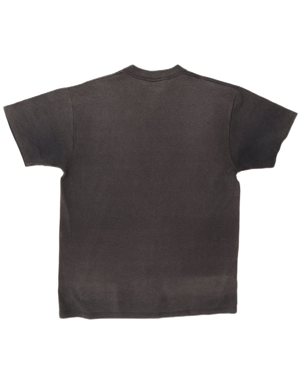 Harley Davidson Mens 1991 Camiseta gráfica Top XL Gris Poliéster Motocicleta