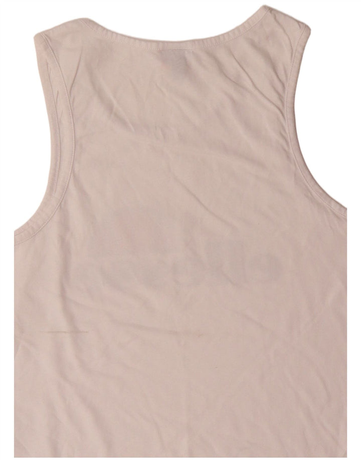 Ellesse Herre Grafisk Vest Top Lille Hvid Bomuld