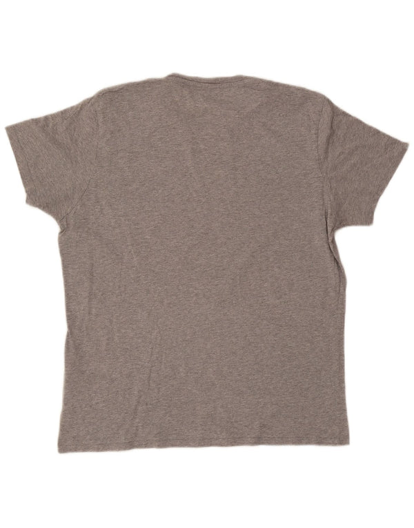 Levi's Mens Peanuts Graphic T-Shirt Top Large Grey Flecked Cotton