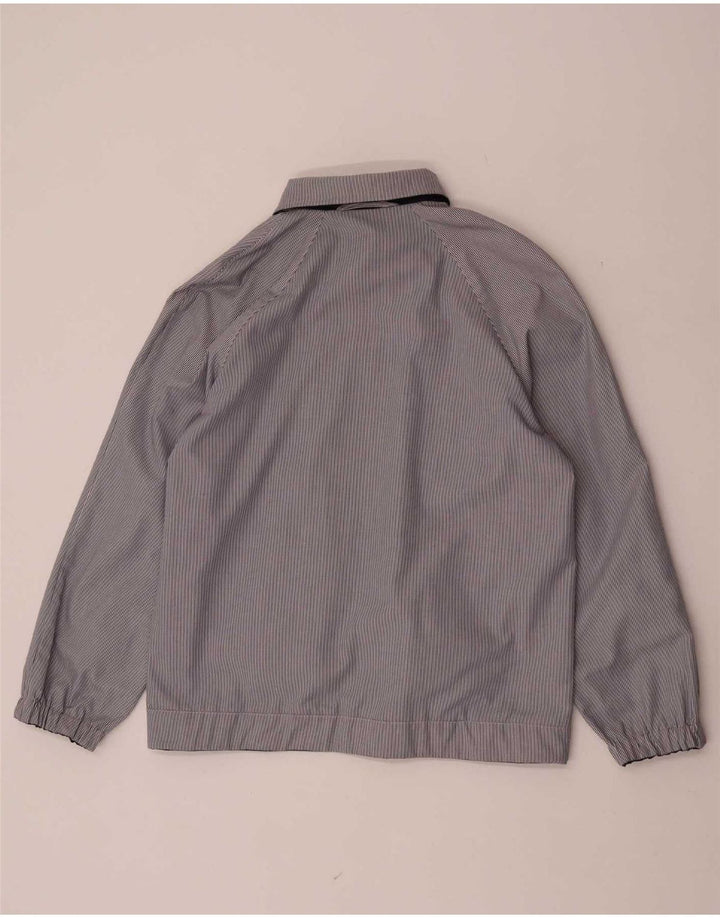 Vintage Damen Wende-Bomberjacke EU 38 Medium Marineblau Polyester
