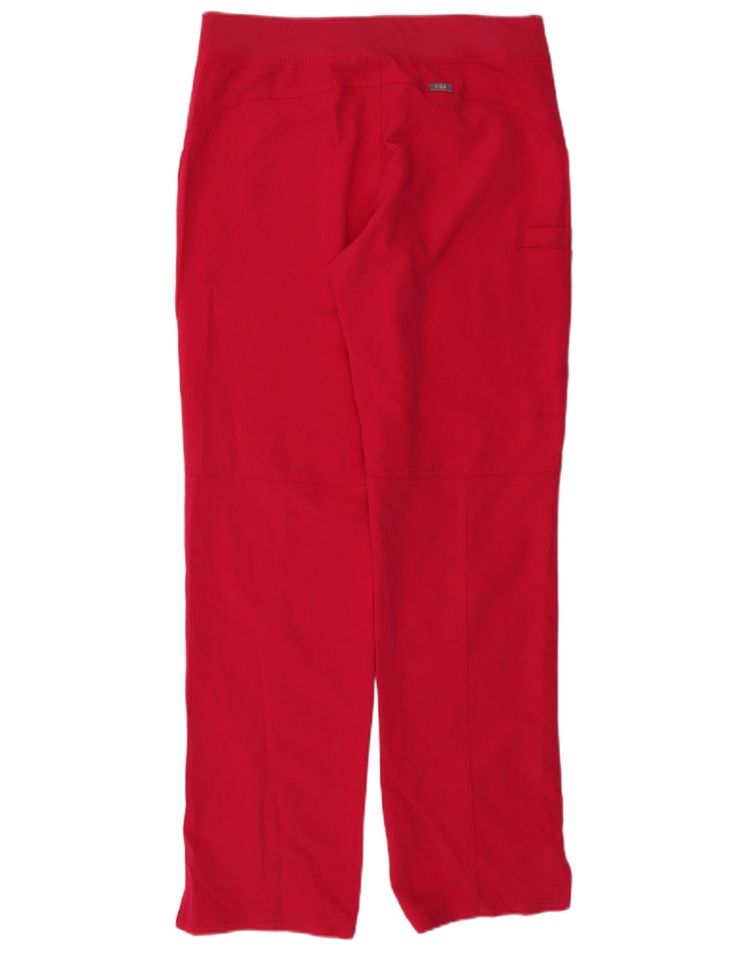 Figs Womens Straight Cargo Trousers Large W32 L32 Pink Polyester