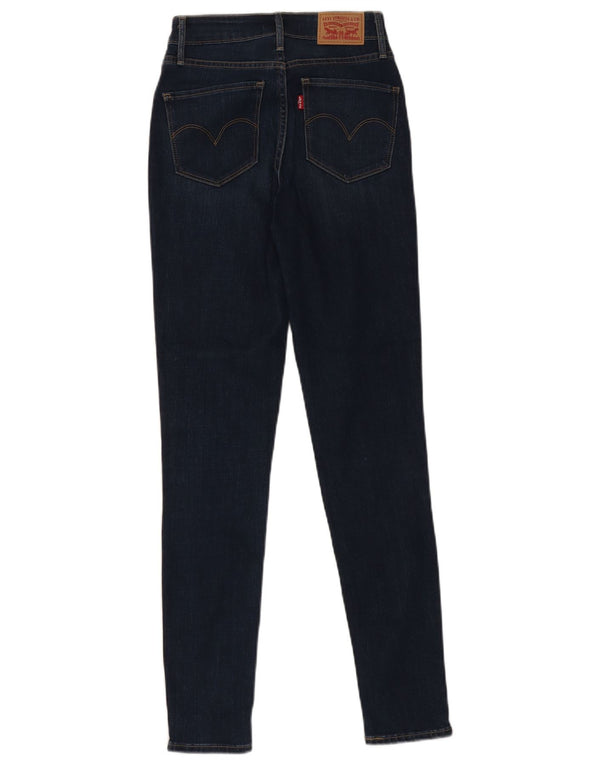 Jeans skinny a vita alta Levi's 721 da donna W25 L30 cotone blu navy