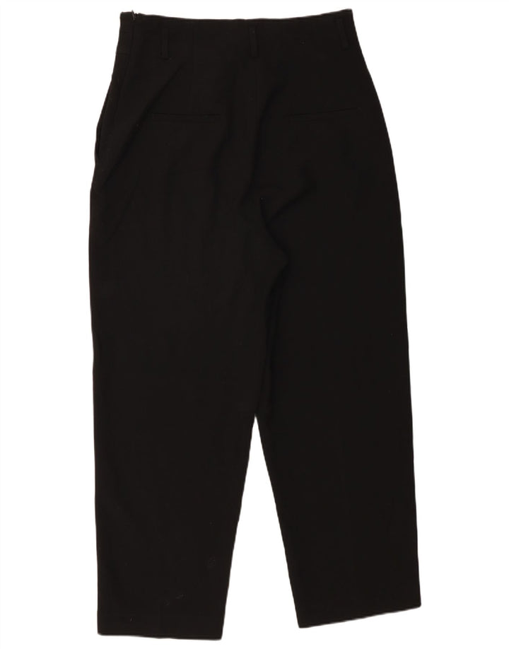 Zara Womens Tapered Chino Trousers Large W30 L26 Black Polyester