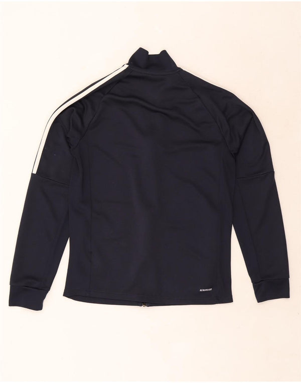 Adidas Mens Aeroready tréningruha felső kabát UK 40/42 közepes sötétkék