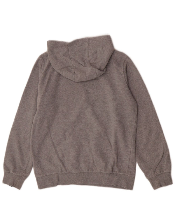 Ellesse Boys Graphic Hoodie Jumper 12-13 Years Grey Flecked Cotton