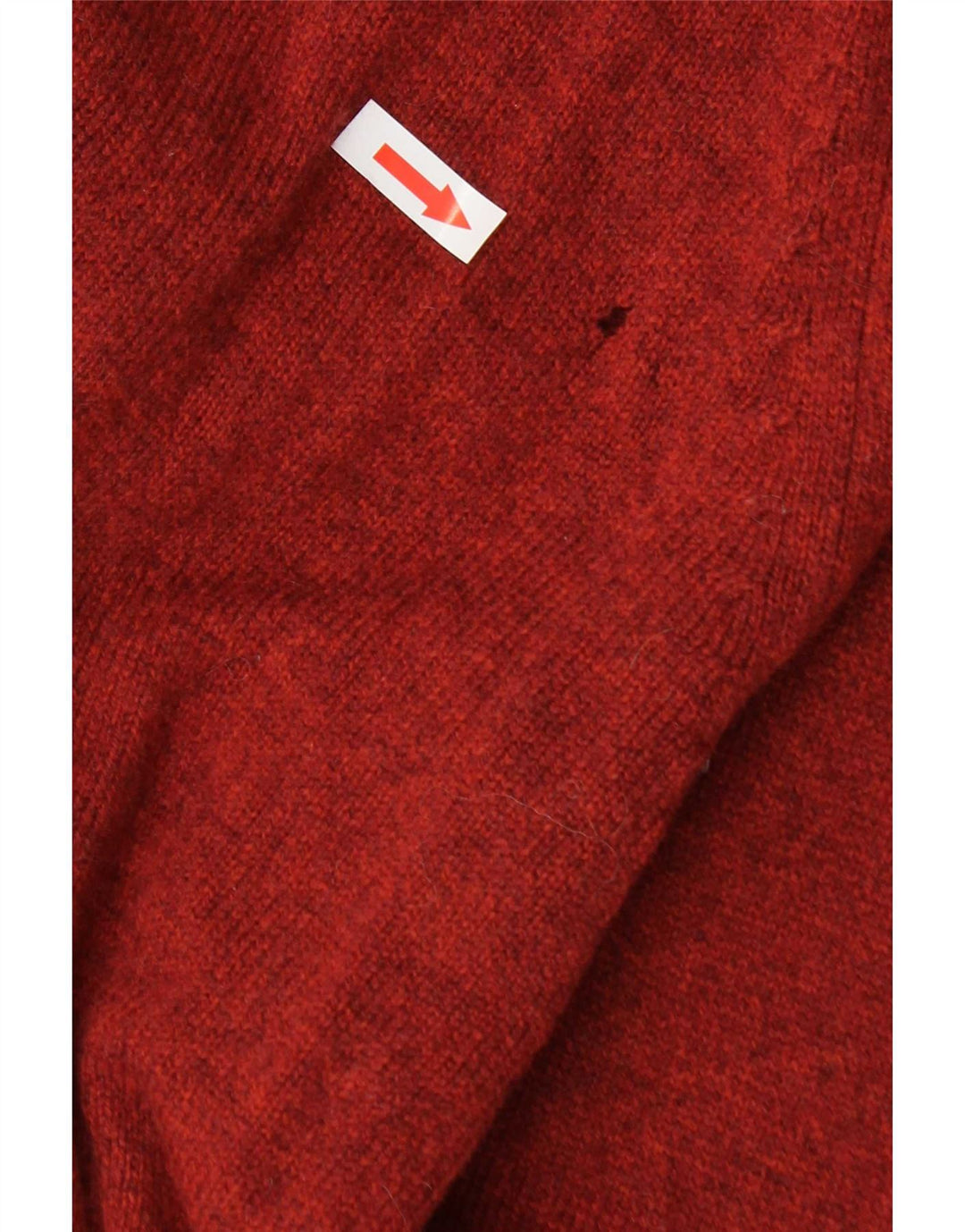 Marks & Spencer Maglione da uomo con scollo a barca grande lana arancione