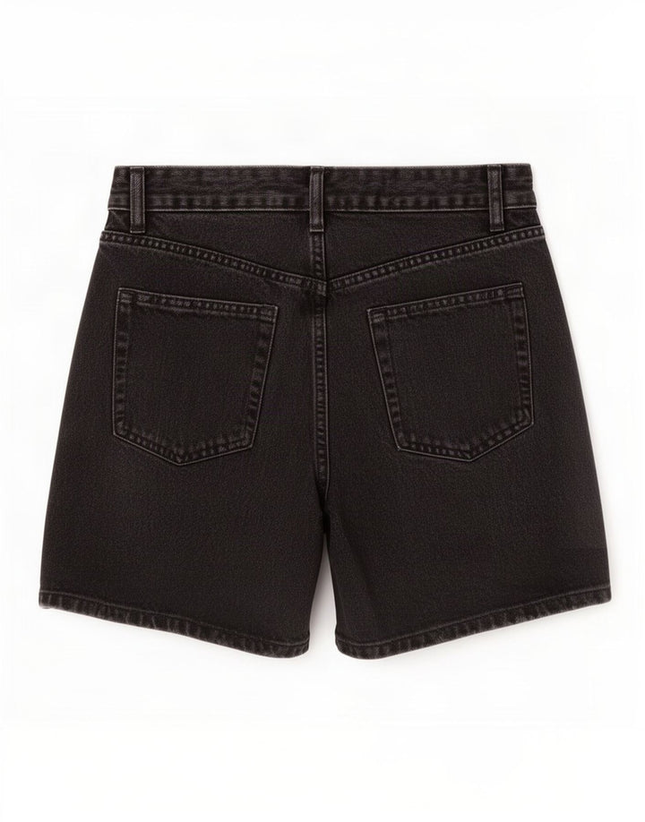 Zara Womens Denim Shorts EU 38 Small W28 Black