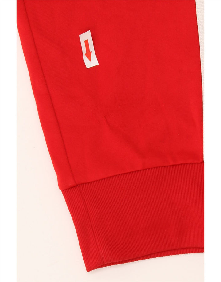 ADIDAS Boys Tracksuit Trousers Joggers 13-14 Years  Red Polyester