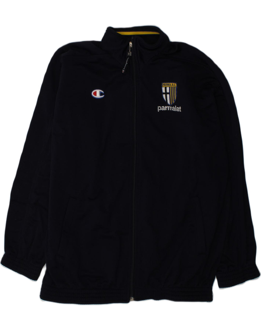 CHAMPION Boys Loose Fit Graphic Tracksuit Top Jacket 15-16 Years XL Black | Vintage Champion | Thrift | Second-Hand Champion | Used Clothing | Messina Hembry 