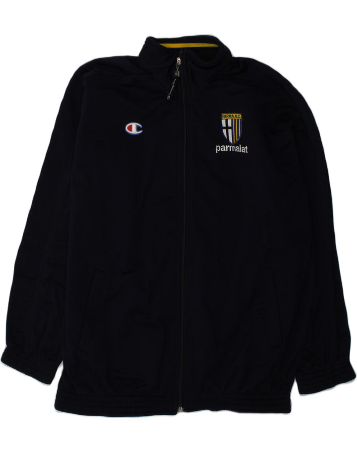 CHAMPION Boys Loose Fit Graphic Tracksuit Top Jacket 15-16 Years XL Black | Vintage Champion | Thrift | Second-Hand Champion | Used Clothing | Messina Hembry 