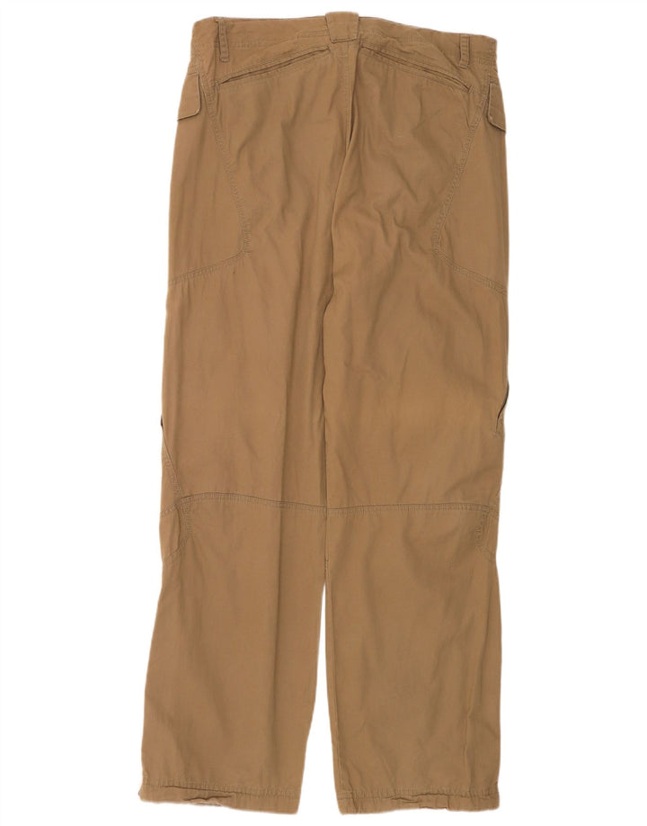 Nike Mens Straight Cargo Trousers Medium W30 L30 Beige Cotton