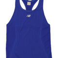 NEW BALANCE Womens Vest Top UK 12 Medium Blue Nylon