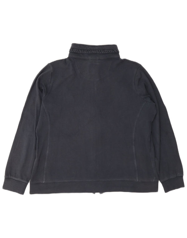 Giacca da ginnastica Champion da donna Easy Fit, taglia UK 14, cotone blu navy medio