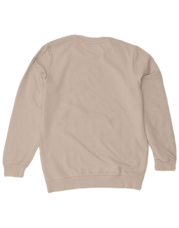 Fila Mens Graphic Sweatshirt Jumper Medium White Colourblock Cotton