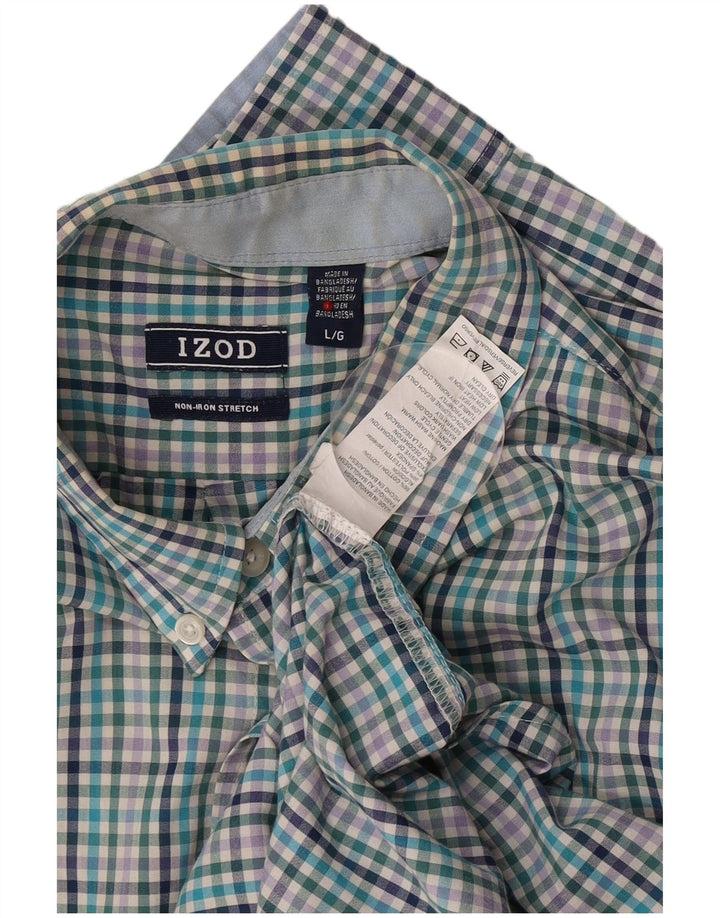 Izod velika muška košulja od gingham pamuka