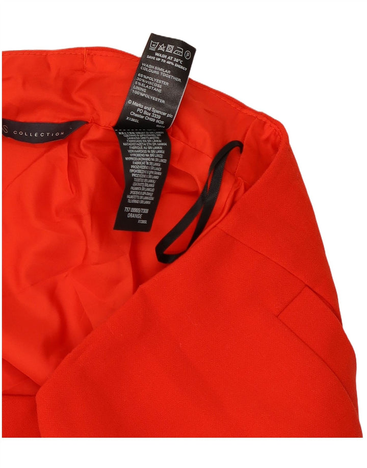 Marks & Spencer Womens Mini Skirt UK 12 Medium W30  Red Polyester
