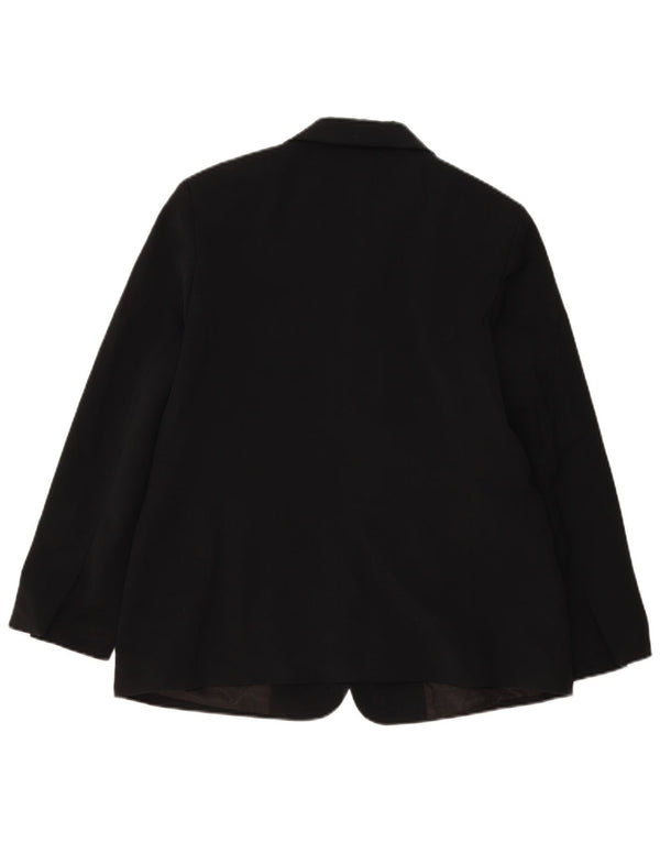 L.L.Bean Damen-Blazer mit 3 Knöpfen, US 14, XL, Schwarz, Polyester