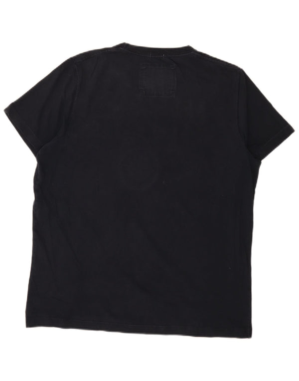Damski T-shirt z grafiką Abercrombie & Fitch, rozmiar XL, granatowy