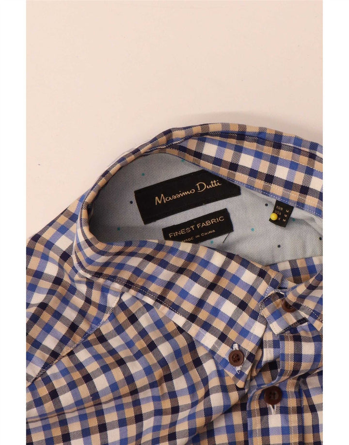 Massimo Dutti Chemise Homme Vichy Multicolore Moyen