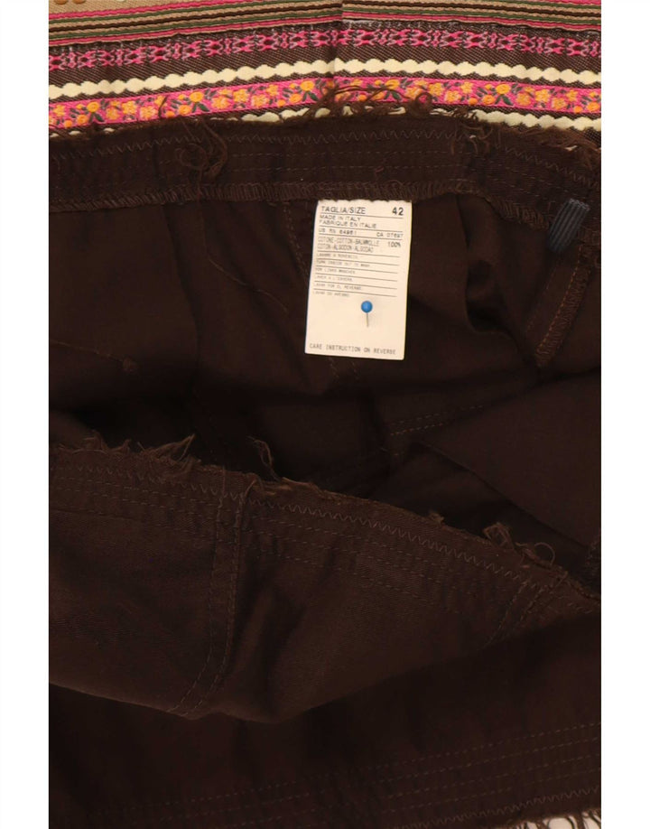 Benetton Femme Jupe Trapèze IT 42 Medium W30 Multicolore Colourblock