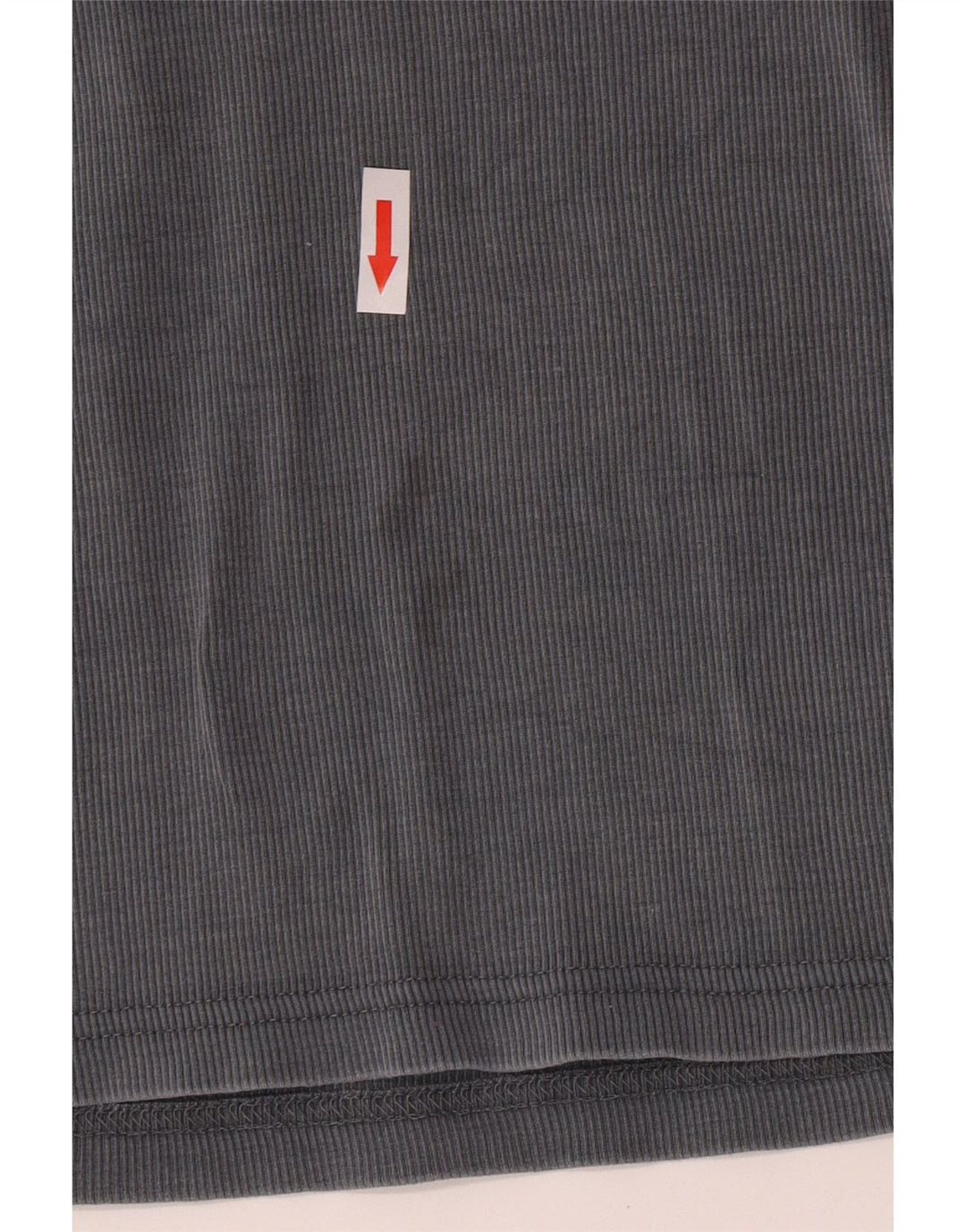 Zara Femme Top Manches Longues UK 12 Coton Gris Moyen