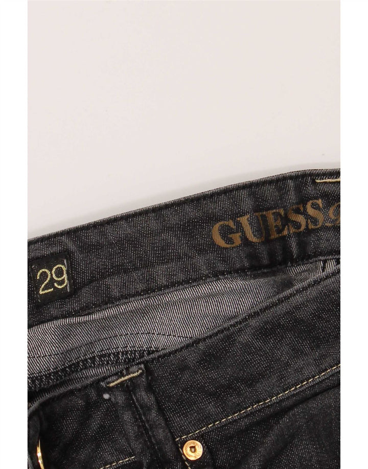 Guess Womens Crop Slim Jeans W29 L26 Grå