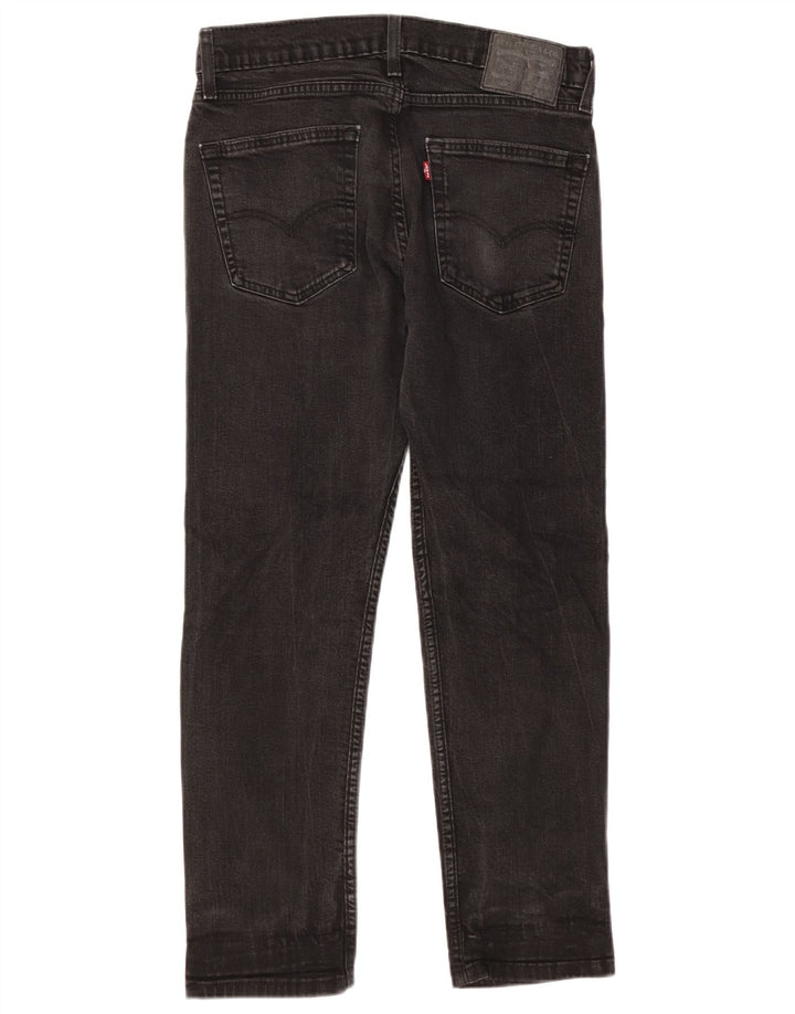 Levi's Mens 502 Tapered Jeans  W33 L27 Black Cotton