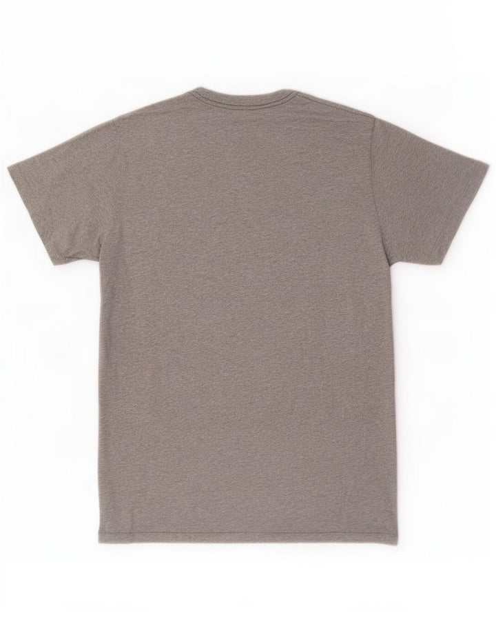PEPE Jeans T-shirt grafica regolare da uomo Top in cotone chiazzato grigio medio