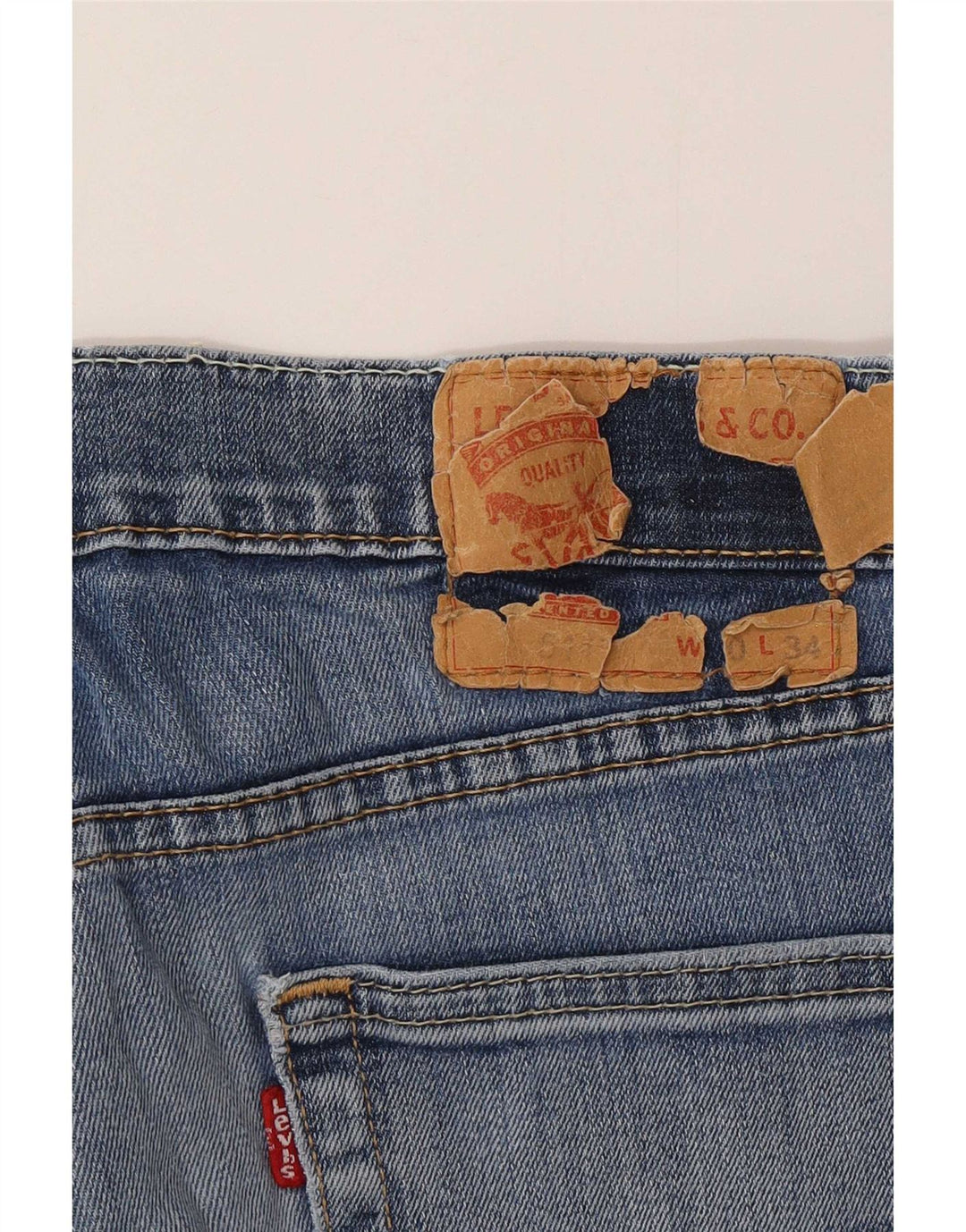 Levi's Mens 511 Slim Jeans W30 L34 Blue Cotton