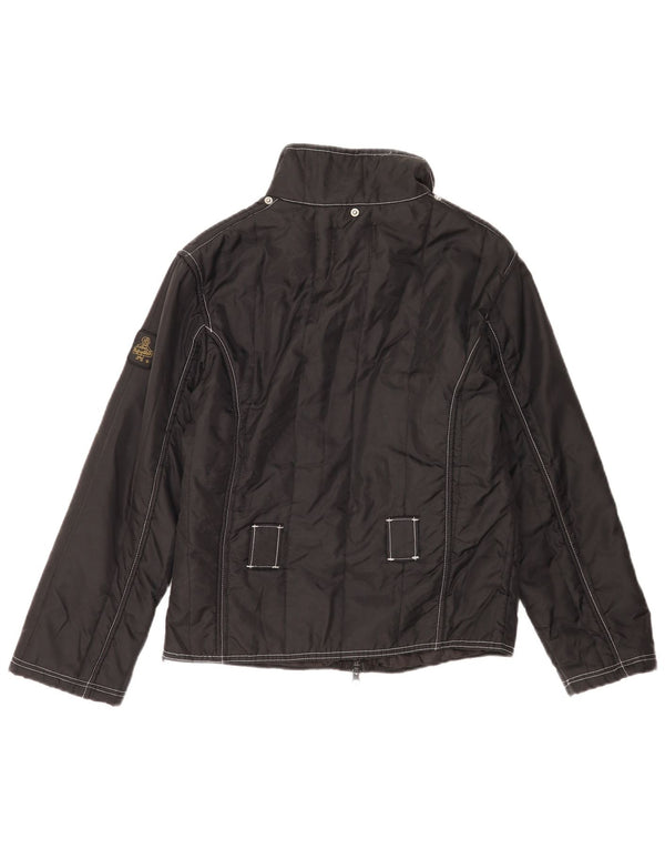 Refrigiwear Damen Regenjacke UK 14 Large Schwarz Nylon